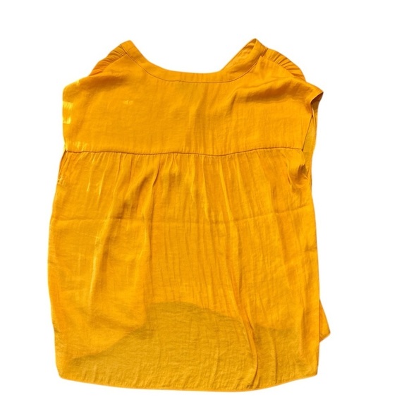 Rachel Roy Yellow V-Neck Women's Top - Picture 2 of 4